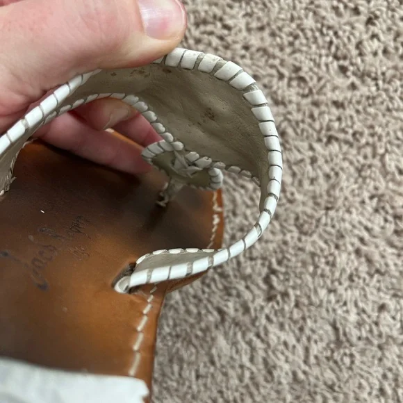 Jack Rogers White and Brown Sandals - Picture 13 of 16